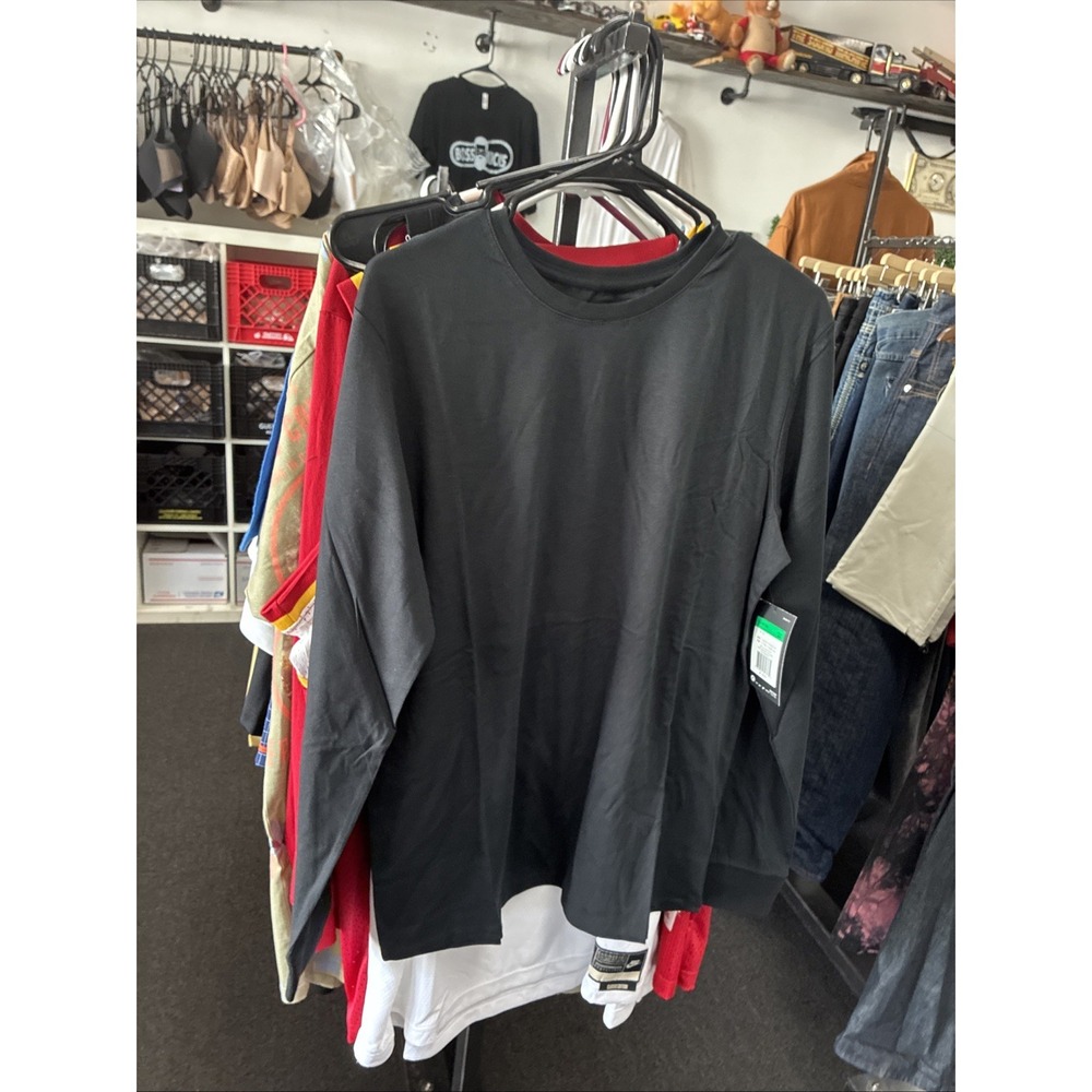 Nike Men's Black Long Sleeve The Nike Tee New SZ XL NWT